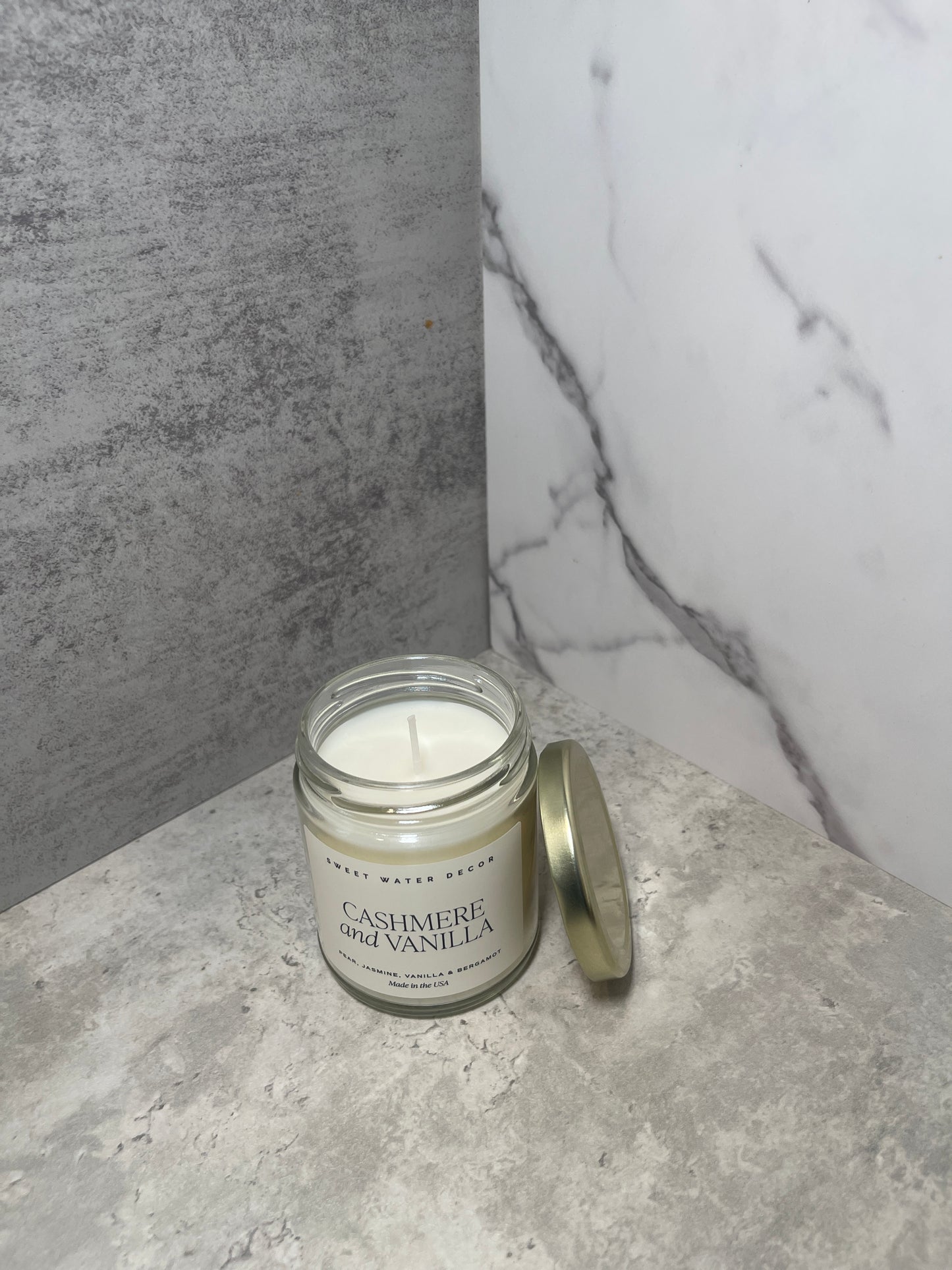 Cashmere and Vanilla Candle (9oz Soy Candle)